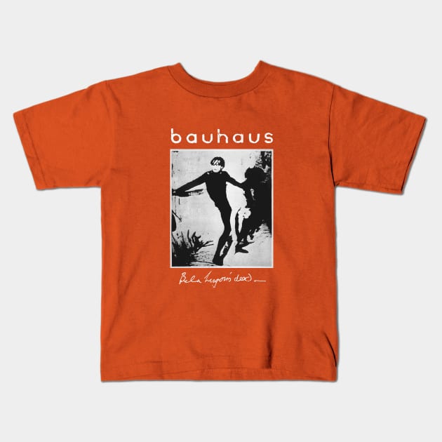 Bauhaus Bat Kids T-Shirt by elgakartisa